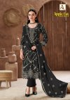 Apple Cut Edition 2 By Alok Suit Viscose Rayon Foil Printed Dress Material 